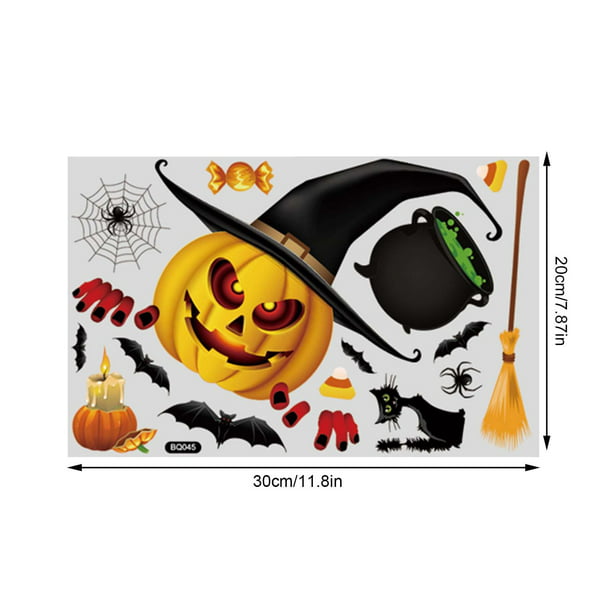CGSignLab 5-Pack Halloween Decor Witch Hands Window Cling 24x24 